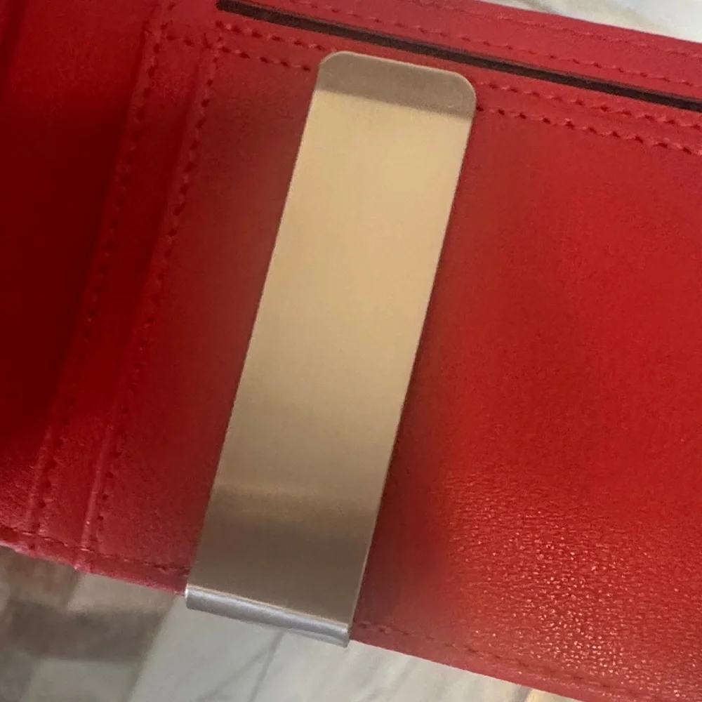 Runbox Black and Red Wallet with money clip